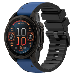 Bracelets en cuir Win-Win de haute qualité, en silicone souple, résistants à l'<span class=keywords><strong>eau</strong></span>, pour montre connectée Garmin Fenix 7X 51 mm - Product Image 6