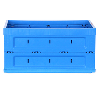 Caisse en plastique pliable emboîtable 600*400mm Caisse de transport rentable pour entrepôt et atelier