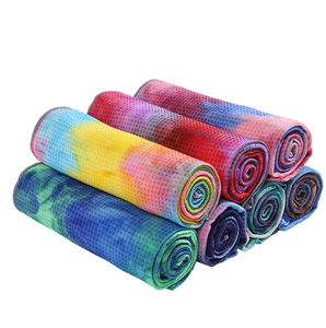 Esterilla antideslizante para Yoga, toalla absorbente de sudor, cubierta de microfibra sin olor para Fitness en interiores y exteriores - Product Image 2