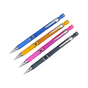 HB 0.5 kore mekanik kurşun kalem, çok renkli otomatik kalem