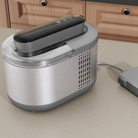 Machine à crème glacée automatique: Machine à crème glacée molle et ferme polyvalente pour les glaces maison, les sorbets, les yaourts glacés,
