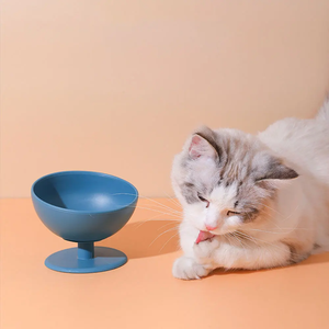 Comederos Elevados de Plástico para Gatos, Tazones para Comida o Agua, Antivómito, Comedero para Mascotas que Evita el Estrés, para Gatos y Perros Pequeños - Product Image 4