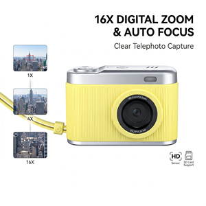 <span class=keywords><strong>Appareil</strong></span> <span class=keywords><strong>photo</strong></span> professionnel 48MP Dual CMOS 16X <span class=keywords><strong>Zoom</strong></span> FHD 1080P Anti-Shake <span class=keywords><strong>Compact</strong></span> Camera USB Type-C <span class=keywords><strong>Appareil</strong></span> <span class=keywords><strong>photo</strong></span> <span class=keywords><strong>numérique</strong></span> pour enfants - Product Image 2