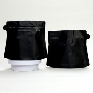 En stock: 100 bolsas para granos de café con válvula, ecológicas, de fondo plano, a prueba de humedad, tipo stand-up pouch, de alta calidad, ideales para regalo o almacenamiento de granos de café. - Product Image 3