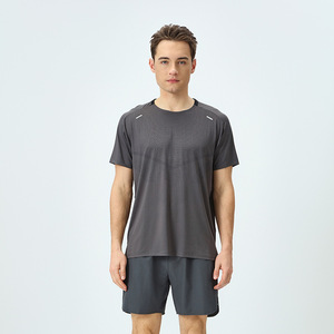 Sports Gym T Shirt <b>Men</b> Short Sleeve Compression <b>Stretch</b> T-Shirt Workout Fitness Training Running Shirt - Product Image 4