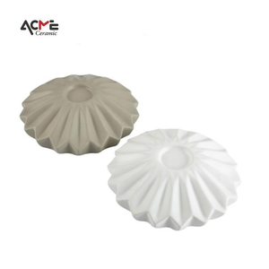 Jarrón al por mayor, <span class=keywords><strong>barato</strong></span>, de cerámica mate, portavelas para decoración de hoteles y hogares, elegante tazón decorativo de sobremesa para hoteles y decoración del hogar. - Product Image 4