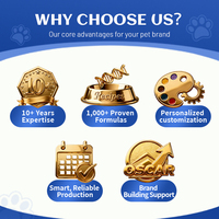 Fabrication OEM ODM, suppléments dentaires professionnels pour animaux de compagnie, formule personnalisée, poudre probiotique pour le nettoyage dentaire des chiens