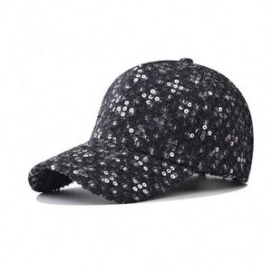 Bsci Manufacture Custom 6 Panel Sequin Baseball Caps Wholesale Dad <b>Hat</b> <b>Denim</b> Baseball Cap - Product Image 6