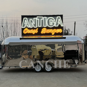 Remolque de comida móvil totalmente equipado | Camión de catering de acero inoxidable, quiosco de donas y carrito de perritos calientes a la venta - Product Image 5