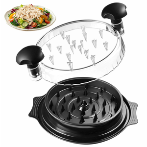 Anti-Slip Strip Design Hot Selling Chicken Shredder <b>Meat</b> Chopper with Ergonomic Detachable Handles for Home Kitchen Daily Use - Product Image 1