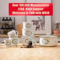 Chine BSCI historique émaillage fabricant nouveauté nordique Logo personnalisé Mini casseroles à Sauce en émail blanc en acier au carbone