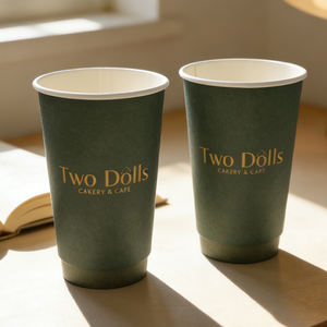 Offre Spéciale – Gobelet en carton double paroi de 12 oz avec couvercle, jetable et personnalisable pour café chaud, vin ou boissons gazeuses - Product Image 1