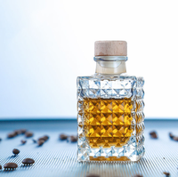 Bouteille en verre de 100 ml avec bouchon en liège, diffuseur d'arômes, désodorisant, flacon de parfum, mariage