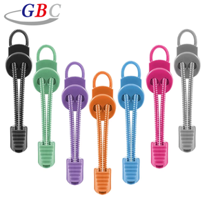 Em Estoque: Cadarços Redondos Esportivos para Adultos e Crianças com Fecho Metálico e Elástico de Borracha, Sem Amarrar, para Tênis Esportivos - Product Image 1