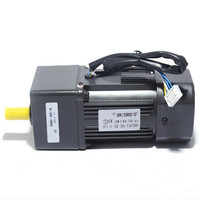 Moteur à engrenages à vitesse variable réversible AC 220V 120W 1:3-1:500 450-2.7RPM, moteur à engrenages à faible vitesse et couple élevé pour convoyeur