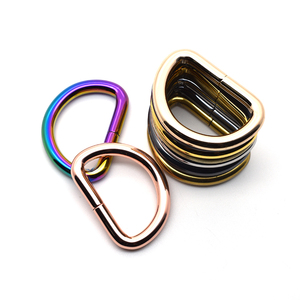 Bán Buôn Cầu Vồng D Vòng Khóa Tùy Chỉnh Phần Cứng Trang Trí Kim Loại Dây Đeo Mở D Ring Cho Phụ Kiện Túi - Product Image 4
