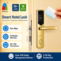 Sistema de Cerradura para Habitaciones de Hotel con Tarjeta de Acceso y Tarjeta Llave para Hoteles PRND, Duradero, Chapado en Zinc, Antirrobo, Impermeable