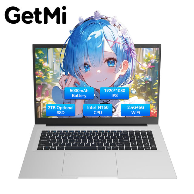 Wholesale 18.5 Inch Large Wall Screen Display Laptop Intel Processor English Keyboard for Business Ordinateur Portable Notebook