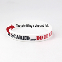 Prix usine en stock Bracelet en silicone en relief motivationnel Sport de haute qualité RIEN VIE FACILE Jeux Bracelet en silicone