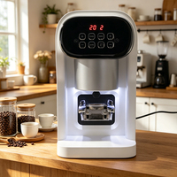 51mm 53mm 58mm Alat Penekan Kopi Elektrik Otomatis Barista Espresso Alat Penekan Otomatis Mesin Penekan Kopi Elektronik Hitam Putih