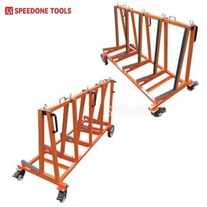 Factory Direct Single-sided Adjustable 1.5T Transport <strong>Cart</strong> and Slab Transporter for Construction Site Warehouse Glass <strong>Handling</strong> - Product Image 3