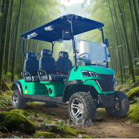 Voiture tout-terrain haut de gamme personnalisée à quatre roues pour le golf et la chasse, 4 places, 48V, adaptée aux fermes, aux plages et aux parcs
