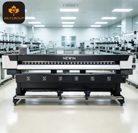 Imprimante jet d'encre grand format 3200 mm à solvant écologique, traceur numérique automatique multicolore pour l'impression de bannières, de papier et de supports flexographiques