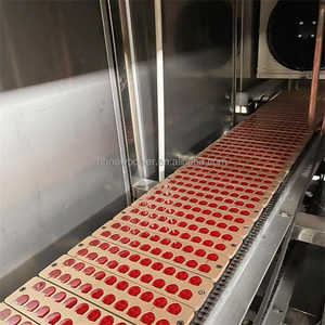 Pequeña confitería, piruleta de gelatina blanda dura, máquina para hacer dulces de goma, línea de producción de goma en forma de bola de ojo 3D, precio a la venta - Product Image 4