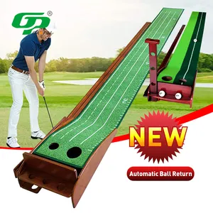 Großhandel New Style Professional Indoor Outdoor Golf Putting Mat Spiel üben Green Mat Golf Geschenke für Home Office Hinterhof