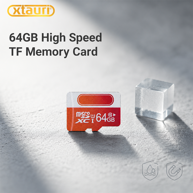 XTAURI High Quality 200MB/s U3 V30 Plastic AF-64 Model SD Card for Phones & Cameras