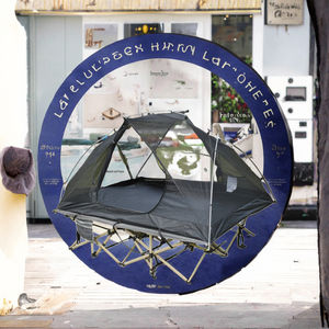 Tente de randonnée Oxford ultralégère d'été pour 2 personnes et une chambre à coucher pour lit de bébé et vélo comprenant un lit de bébé mais pas de lit - Product Image 4