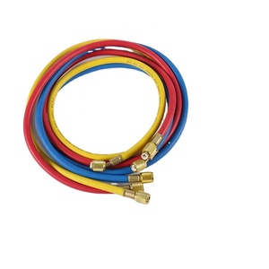R134 <span class=keywords><strong>R410</strong></span> Tubo <span class=keywords><strong>de</strong></span> llenado <span class=keywords><strong>de</strong></span> líquido <span class=keywords><strong>de</strong></span> tres colores Manguera <span class=keywords><strong>de</strong></span> <span class=keywords><strong>carga</strong></span> Refrigerante <span class=keywords><strong>de</strong></span> fluoruro para herramientas <span class=keywords><strong>de</strong></span> <span class=keywords><strong>aire</strong></span> <span class=keywords><strong>acondicionado</strong></span> - Product Image 1