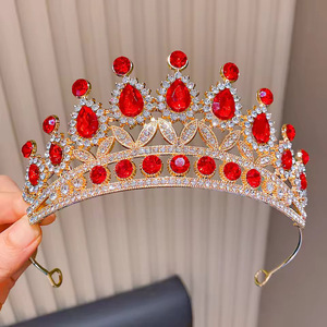 Tiara Corona Plateada Vintage con Cristales <span class=keywords><strong>de</strong></span> Cuarzo Transparentes, <span class=keywords><strong>Coronas</strong></span> <span class=keywords><strong>de</strong></span> Reina, Tiara Elegante para Boda <span class=keywords><strong>de</strong></span> Princesa Real - Product Image 4