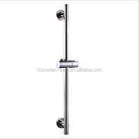 Ensemble de douche pour salle de bain en acier inoxydable 304 finition chromée, design moderne, avec rail coulissant pour douchette à main, installation facile, garantie 5 ans