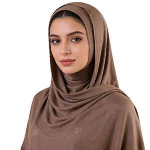 Solid Color <b>Chiffon</b> Hijab <b>Scarf</b> for Women Muslim Headscarf Spring Wear - Product Image 4