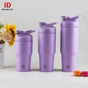 27oz 34oz 40oz Big Capacity Double Wall Vacuum Isolated Travel Coffee Mug Tumbler Copo de aço inoxidável com Tritan