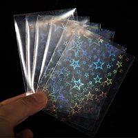 Xunstylo — cartes digitales au Laser, manches de cartes holographiques transparentes, protecteur de cartes, personnalisé pour les cartes photos de Sport KPOP