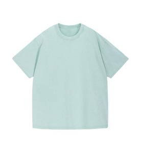 Camisetas de Manga Corta con Cuello Redondo, 230g, Lavadas con Ácido, 100% Algodón, para Hombre, al por Mayor, Personalizables con Diseño OEM/ODM - Product Image 2