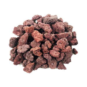 Pierres de lave volcaniques rouges en forme de bloc Roches décoratives pour jardinières de terrarium en plein air et plantes aériennes Jardinage - Product Image 1