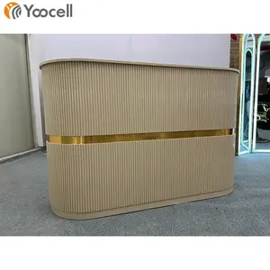 Yoocell New Color Beauty Salon Nội Thất Bàn Tiếp Tân Khá Trắng Khách Sạn Hiện Đại Bàn Tiếp Tân