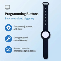 Balise multifonction avec fonction SOS, Bluetooth 6.2, bouton de panique programmable, clé d'urgence