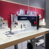 JUKKY yeni Model endüstriyel DİKİŞ MAKİNESİ doğrudan sürücü ile Lockstitch manuel 220V giyim Maquina De Coser De Linea Recta için