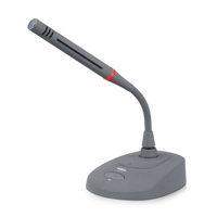 Microphone à condensateur professionnel filaire à col de cygne, alimentation fantôme 48V, avec câble de 5m pour podium et discours