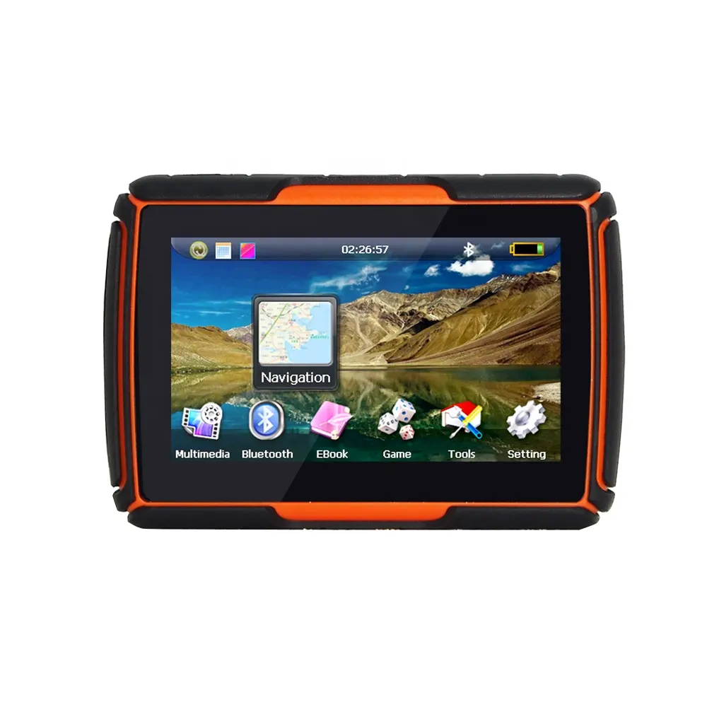 4.3 pouces gps étanche pour moto Europe carte gps voiture gps