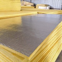 Couverture en laine de verre ignifuge A1 avec revêtement en aluminium pour l'isolation thermique des toits et des murs