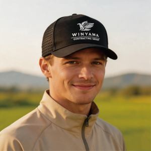 Casquette de baseball formelle 5 panneaux en tissu éponge légère et imperméable, brodée à la main, avec casquette de golf pour la course, en nylon, fabrication OEM ODM - Product Image 1