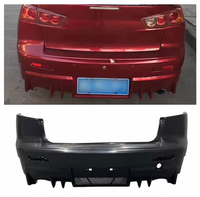 Kit de Carrocería para Mitsubishi Lancer 2008-2017 Estilo Evo X, Parachoques Delantero y Trasero, Faldones Laterales, Piezas de Repuesto de Carrocería de PP, Accesorio Nuevo