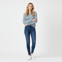 Pull à col rond pour femme OEM, 100% cachemire, logo personnalisé, style décontracté hiver automne, design brodé