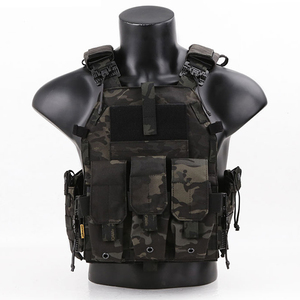 Gilet Tattico Estensibile Emersongear in Nylon Cordura 500D con Sistema Molle, Portapiastre Tattico - Product Image 1