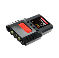 Linterna Frontal con Clip para Pesca Nocturna, Sensor de Movimiento, Recargable, 4 Modos, Luz Amarilla y Blanca de Haz Amplio, IP44, LED, para Pesca y Camping